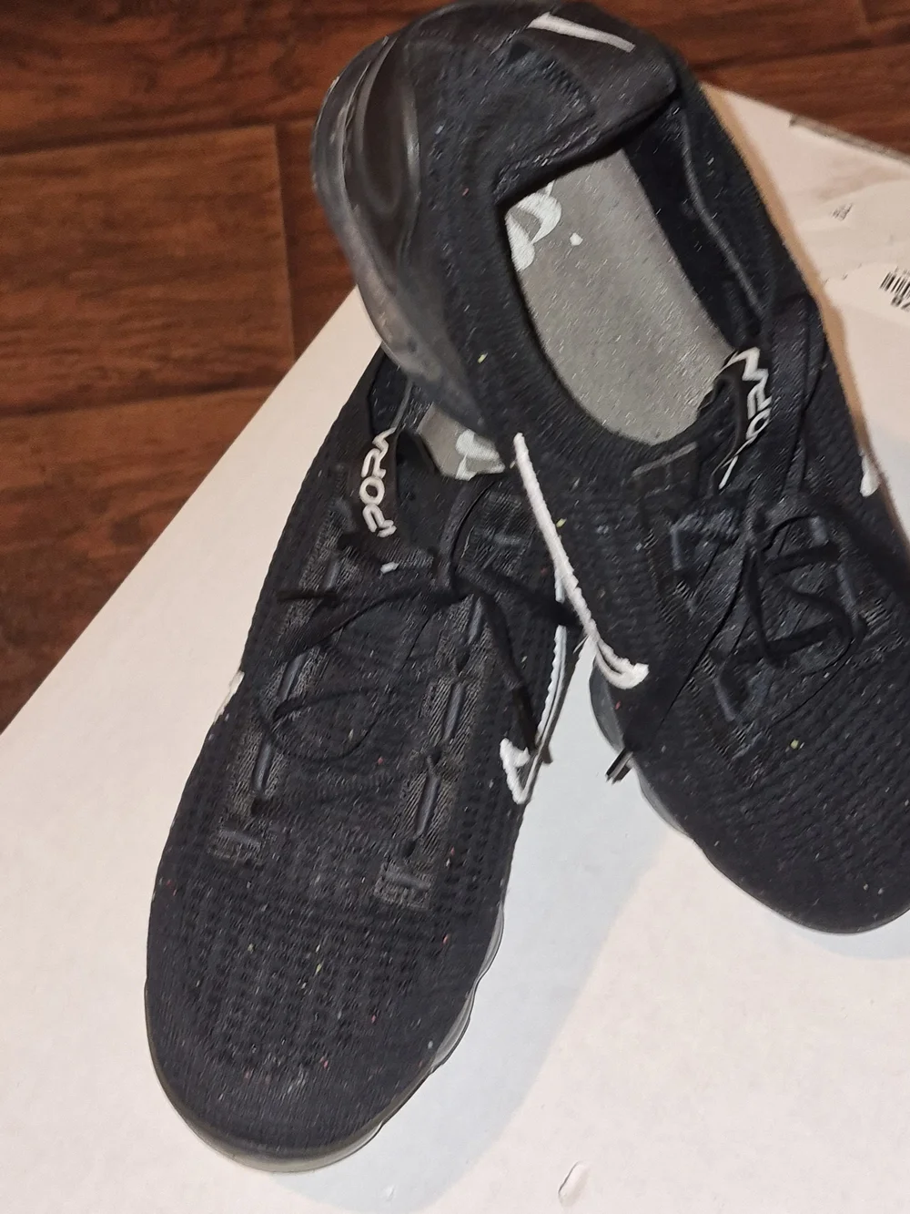 Black Womems Athletic Sneakers - Unbranded